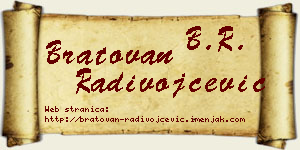 Bratovan Radivojčević vizit kartica